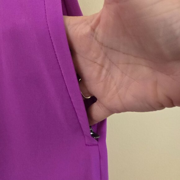 Athleta Vienna Slim Brooklyn Heights Jazz Purple/Pink Pants Size 6T - Picture 5 of 9